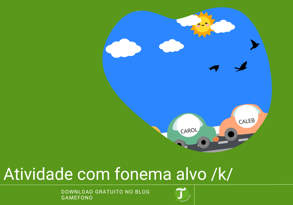 Atividade Fonema Alvo K Palavras E Frases GameFono